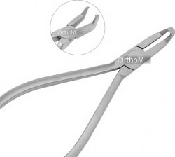 IDC-380 DIRECT BOND BRACKET REMOVING Pliers 12.5cm angled .(Hu-Friedy Type) Sharp beak wedge can easily go under bracket base. Lifts off bracket from tooth surface with no discomfort to patient. Firm Grip assures,easy in horizontal and vertical use. 