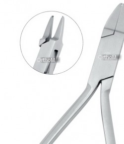 IDC-04-0307 Wire Bending Pliers with 1 groove 12.5cm With T/C inserts Tips Ideal for precise bending and forming loops in wires Box Joint.Stainless Steel
