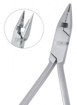 IDC-393W/C JARABACK Pliers with Cuttrs. Ideal for precise bending and forming loops in light wires up to .020".Set of 3 grooves assures a firm grip.Cutter formation makes it more versatile.Box Joint.  Stainless Steel.Cutting Capacity Cuts 01