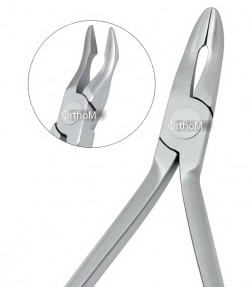IDC-378 WEINGART Pliers 12.5cm. Serrated jaws for fim grip,angled shape gives smooth working with easy assess to the specified job. Rivet Joint. Stainless Steel