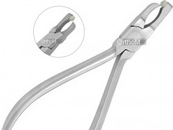 IDC-373 BAND REMOVING Pliers short neck 12.5cm. Ideal for posterior band removing.Replaceable Teflon stud,work upward and downward to remove band. Studs are high Heat resistant. STUDS are available in 4mm, 5mm, 6mm dia. Rivat Joint. Stainles