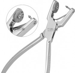 IDC-592 AINSWORTH RUBBER DAM PUNCH Forceps 16cm Made of stainless steel.