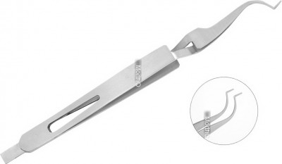 IDC-01-0204 BUCCAL TUBE TWEEZER CROSS ACTION WITH SLOT ALIGNER