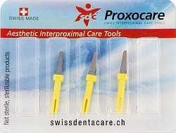 Model: 1725/3 Proxocare on side coated 25 µm for contouring L in mm: 8 Grain: 25 µm Packaging: 3 pieces Sterilizable: yes